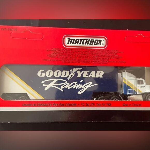Matchbox Super Star Transporters GoodYear Racing Huggins Tires Sales 1992 NASCAR - Picture 4 of 7